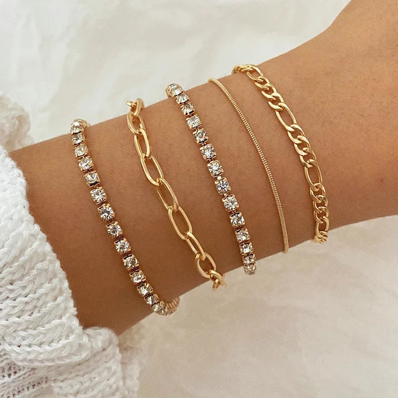 Elegant 5pcs Bracelet Set 