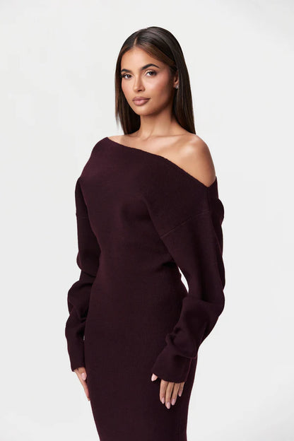 Chicura Knit Sweater Dress